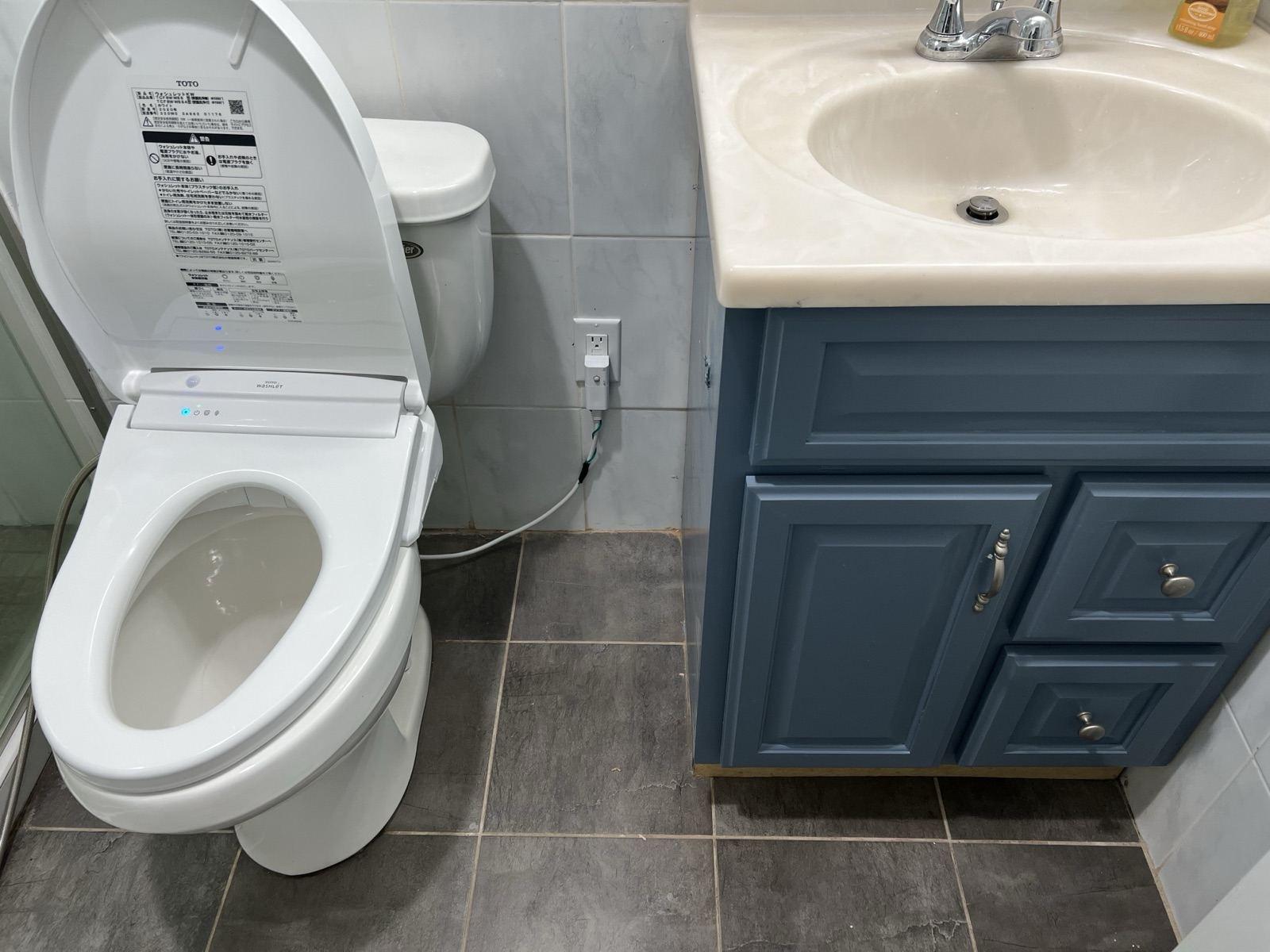 Bathroom Outlet Brought to Code — Fort Lee