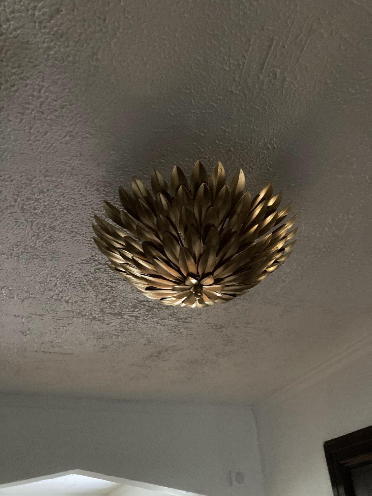 Gold Feather Light