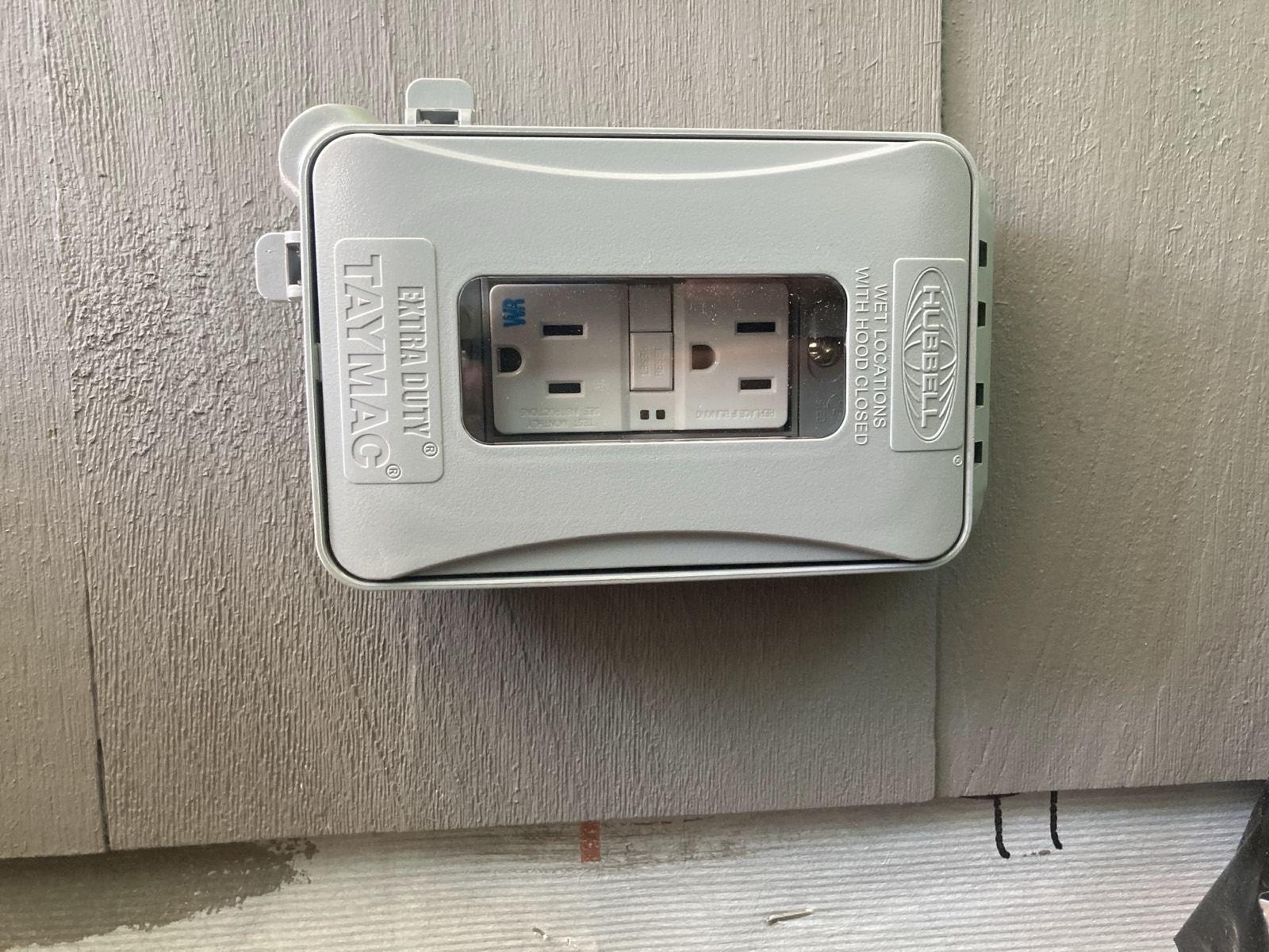 Outdoor Outlet Restored