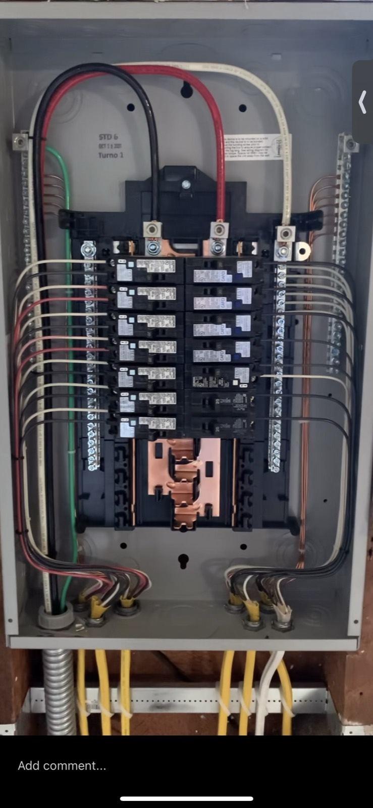 Panel upgrade